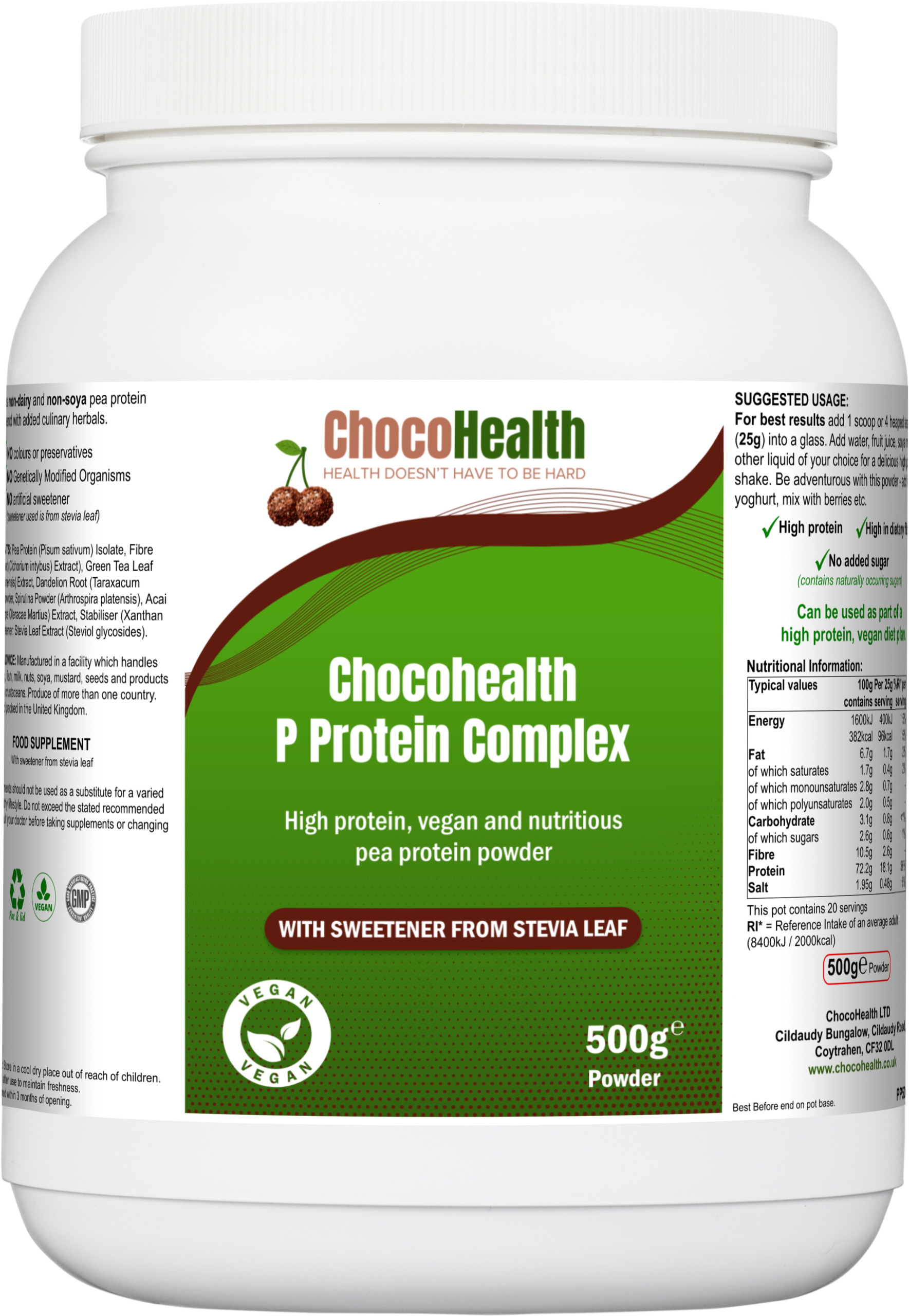 Chocohealth P Protein Complex